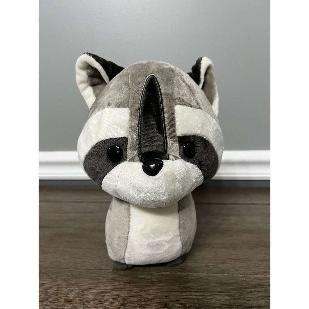 Bellzi Raccooni the Raccoon Plush Stuffed Animal Gray Kawaii Toy Collectible